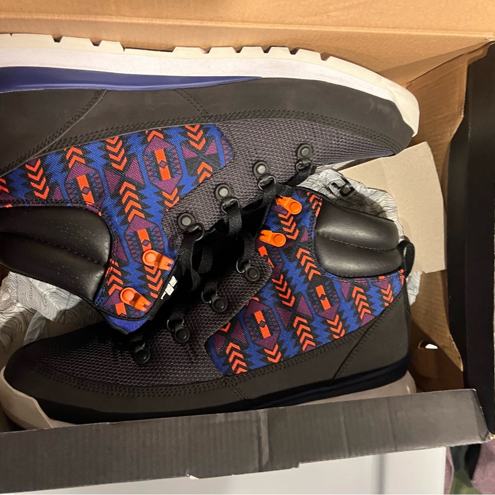 Nike Black and Multicolor High-Top Sneakers